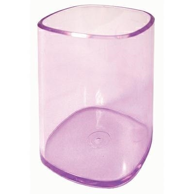 Arda classic - bicchiere portapenne trasparente viola