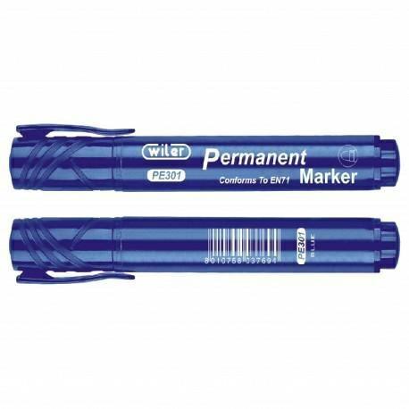Wiler marcatore permanente punta tonda colore blu