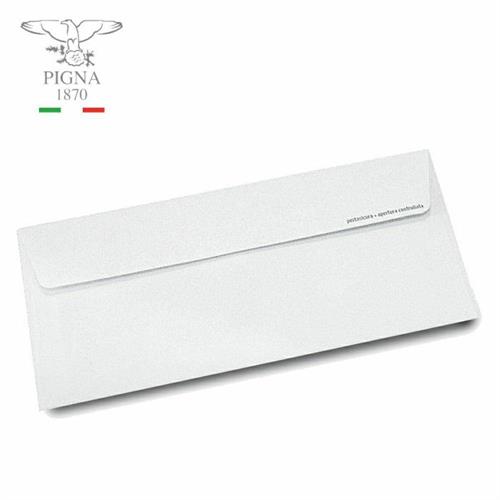 Busta commerciale autoadesiva 11x23 cm, bianco, 500 pezzi