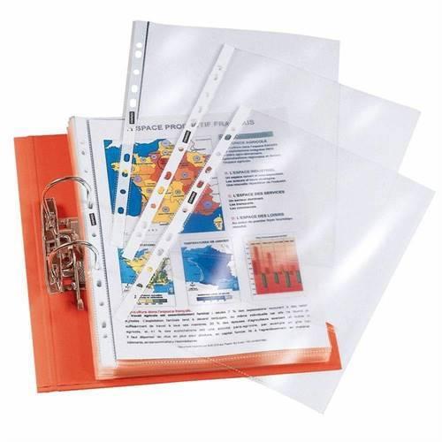 Busta foratura universale A4 80 micron goffrato, 50 pezzi