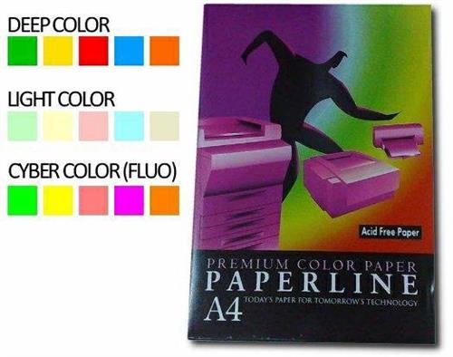 Paperline carta per fotocopie A4 80 gr, 5 colori fluo