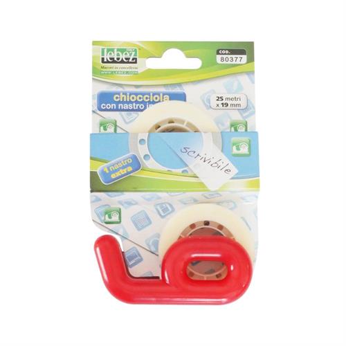 Lebez nastro adesivo invisibile 15x33 mt, con dispenser