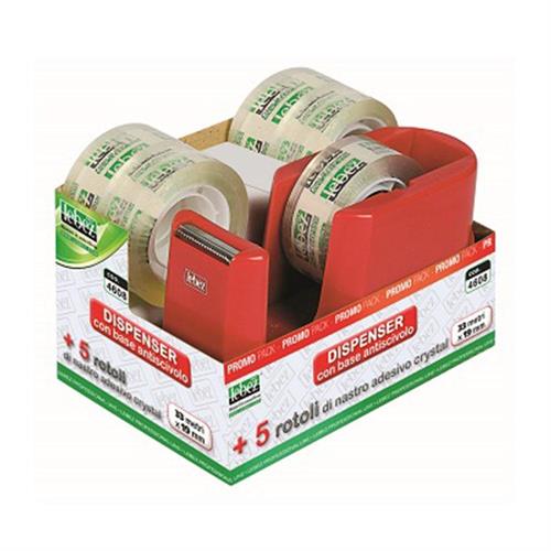 Lebez Dispenser per nastri 19x33 mm + 5 nastri in omaggio