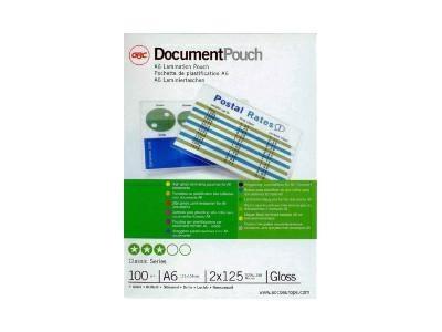 Gbc pouches per plastificatrice A6 125 micron, 100 pezzi
