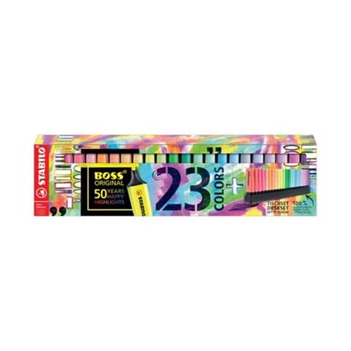 Stabilo boss evidenziatori set scrivania 23 colori