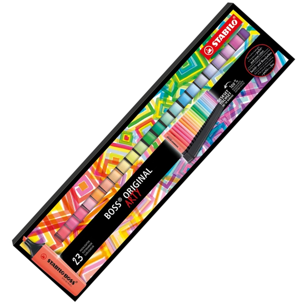 Stabilo Boss evidenziatori set scrivania 23 colori