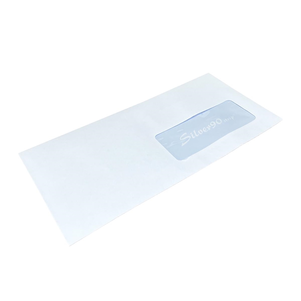 Pigna buste da lettera, 11x23cm, con finestra (25 pezzi)