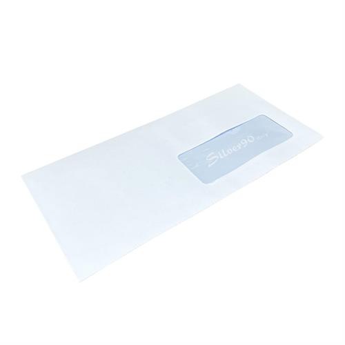 Pigna buste da lettera, 11x23cm, con finestra (25 pezzi)