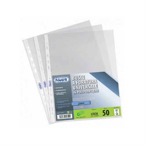 Favorit Linear Busta a foratura universale A4 spessore medio