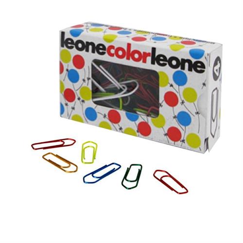 Leone Fermagli zincati colorati, 32 mm, N.4