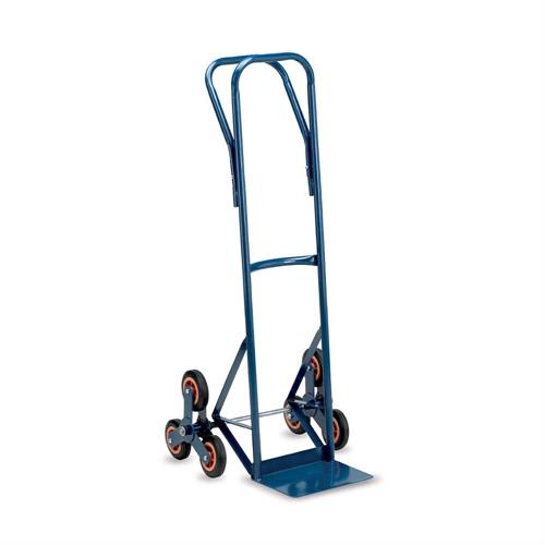 Carrello in acciaio trasporto per scale portata max. 120 Kg