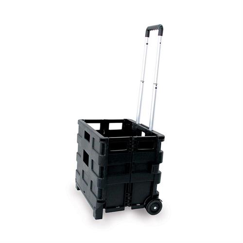 Carrello trasporto con cassa pieghevole portata max 25 kg