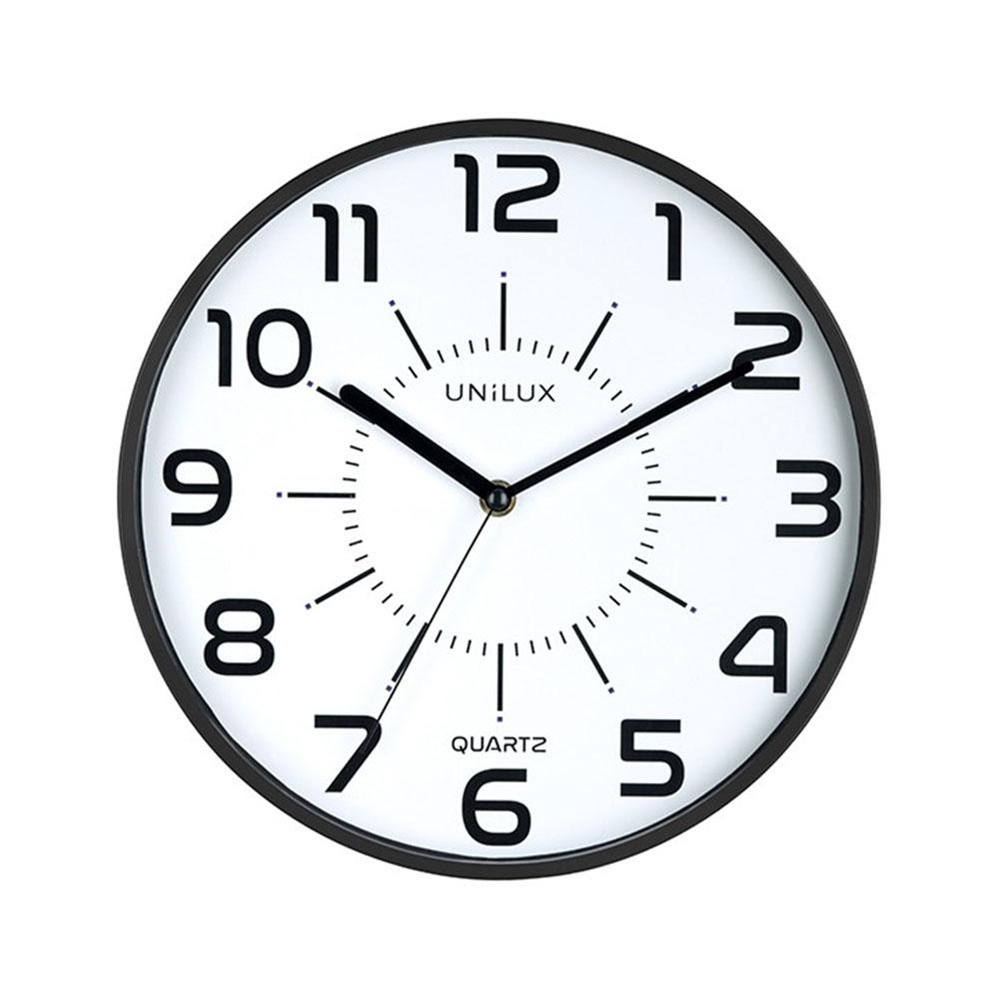 Unilux Orologio da parete POP al quarzo, diametro 28 cm