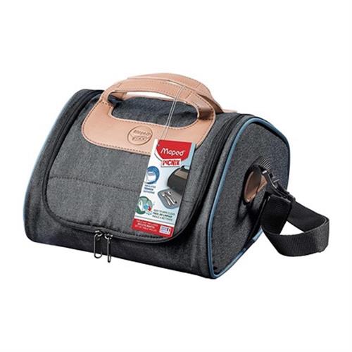 Maped borsa termica porta vivande 4,4 lt, grigio e blu