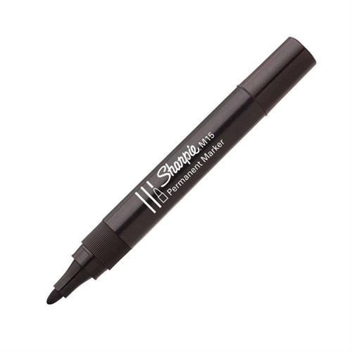 Sharpie M15 Marcatore permanente, punta tonda, nero