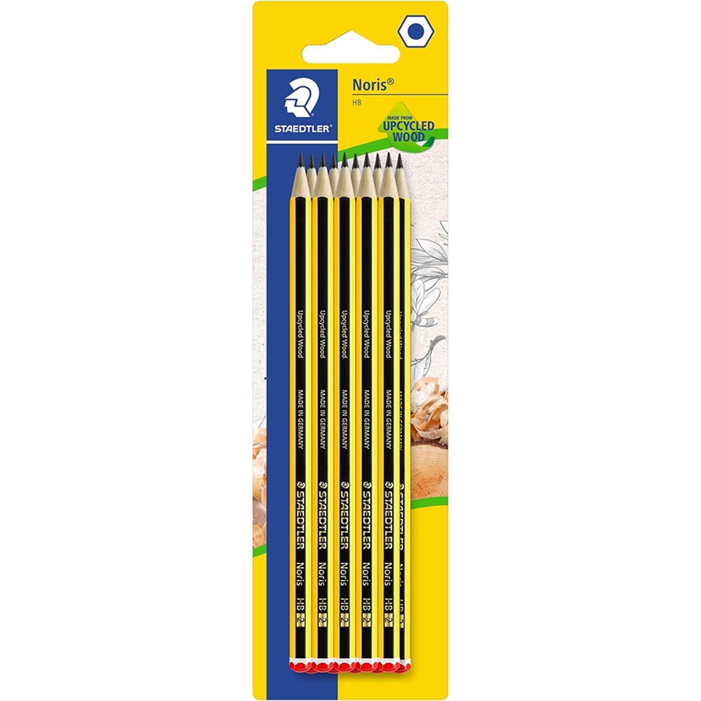 Staedtler Noris Matita in grafite, 1B, esagonale, 12 pezzi