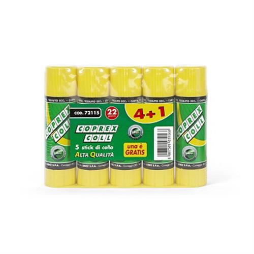 Lebez Coprex Colla 22 gr in stick tubetto kit 4+1 gratis