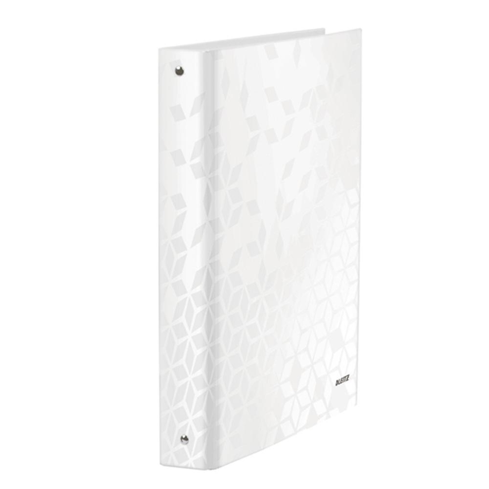 Leitz Wow Raccoglitore ad anelli 22x30, dorso 4 cm, bianco