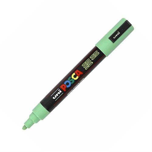 Uni Posca Marcatore Permanente Verde, punta tonda media