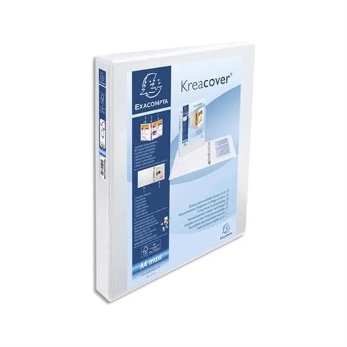 Exacompta Raccoglitore Personalizzabile 4 anelli, Dorso 4 cm