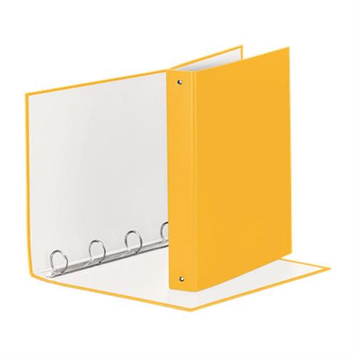 Esselte Raccoglitore 4 anelli 22x30, dorso 4 cm, Giallo