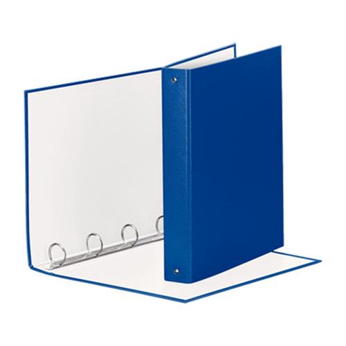 Esselte Raccoglitore 4 anelli 22x30, dorso 4 cm, Blu