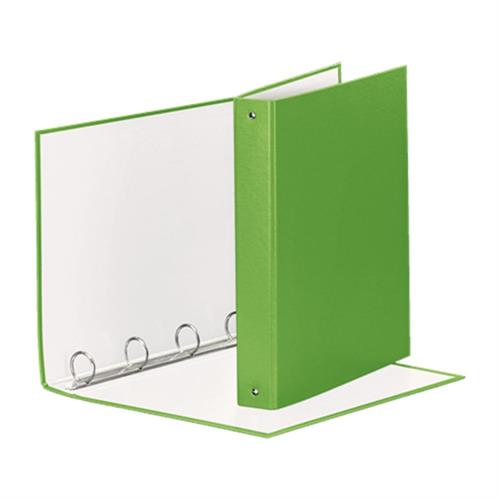 Esselte Raccoglitore 4 anelli 22x30 dorso 4 cm, Verde Vivida