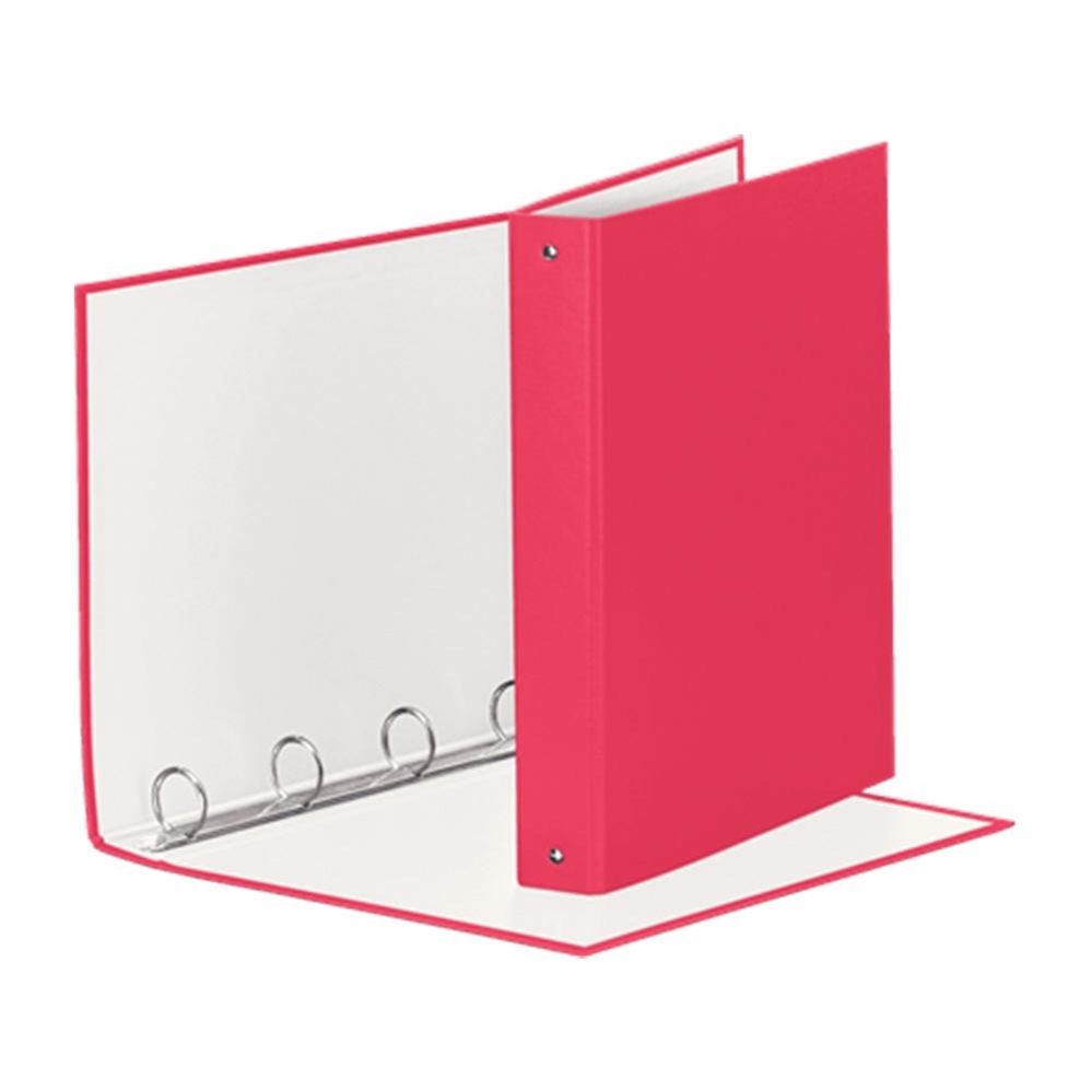 Esselte Raccoglitore 4 anelli 22x30 dorso 4 cm, Fucsia