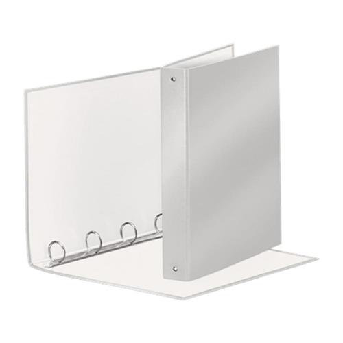 Esselte Raccoglitore 4 anelli 22x30 dorso 4 cm, Grigio Metal