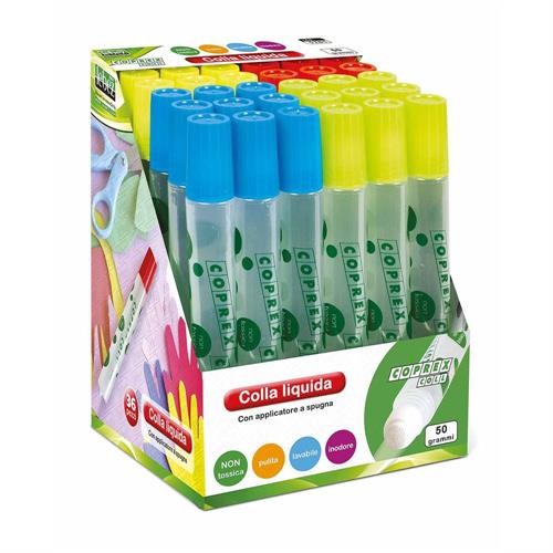 Lebez Colla liquida con spugna 50 gr, confezione 36 pezzi