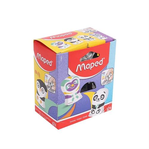 Maped Gomma Ergo Fun Animali ergonomica, espositore 24 pezzi