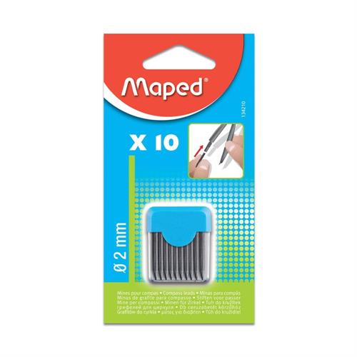 Maped Mine di ricambio per compassi, 10 pezzi