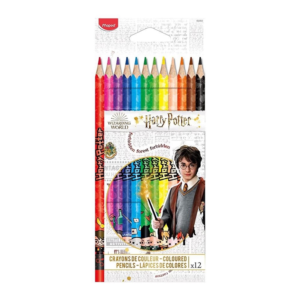 Maped Harry Potter Matite colorate, confezione 12 pezzi