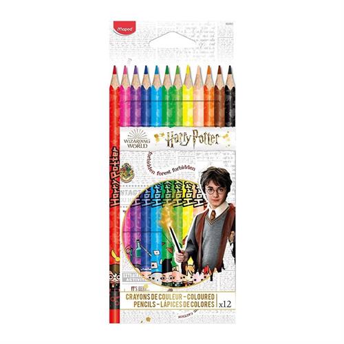 Maped Harry Potter Matite colorate, confezione 12 pezzi