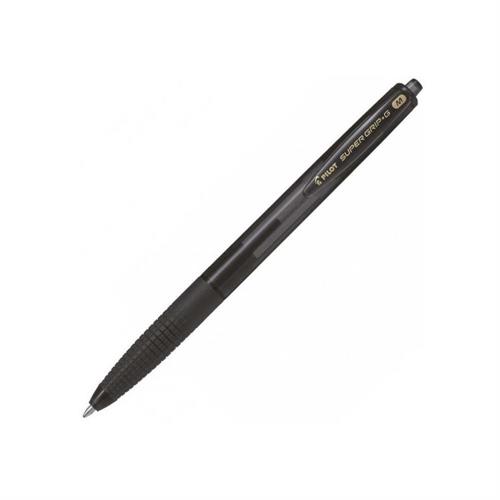 Pilot super grip g penna a scatto, punta media 1mm, nero