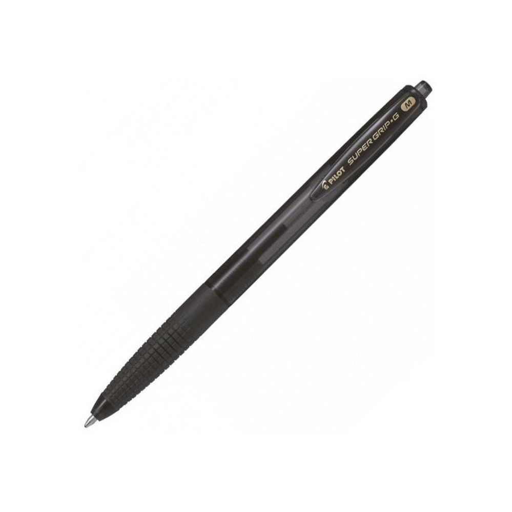 Pilot super grip g penna a scatto, punta media 1mm, nero