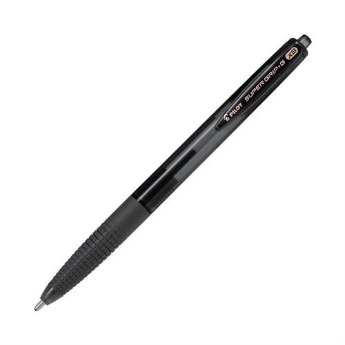 Pilot super grip g penna punta extra 1.6mm, a scatto, nero
