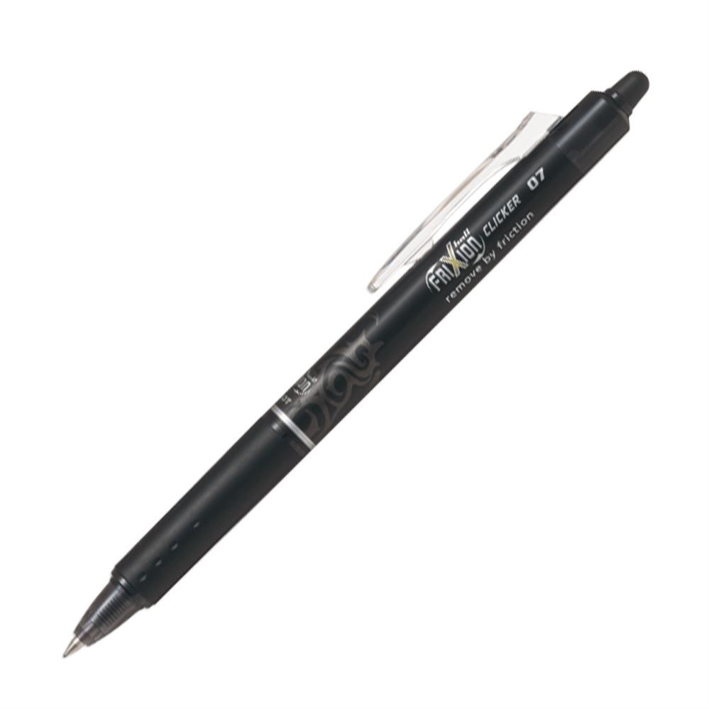PILOT Frixion Clicker Penna sfera a scatto, 0.7 mm, Nero