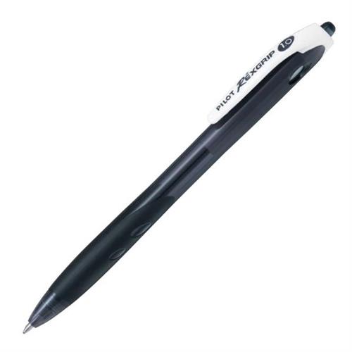 PILOT Rexgrip Begreen Penna sfera a scatto, punta 1.0mm Nero