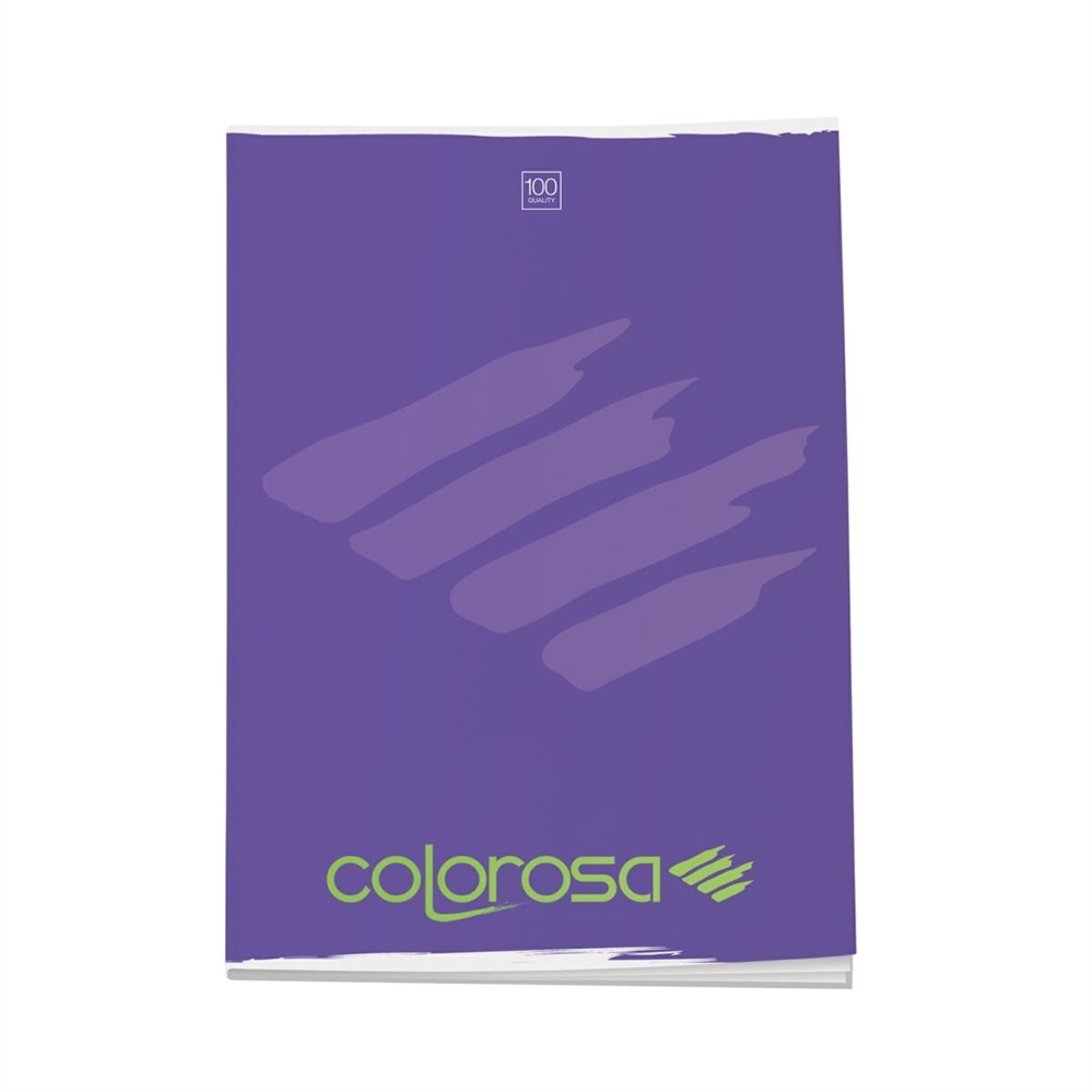 Colorosa Maxi Quaderno a righe, 18 fogli, 100gr