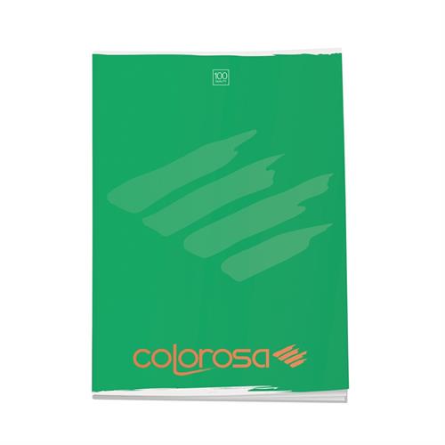 Colorosa Maxi Quaderno a quadretti da 10mm, 18 fogli, 100gr