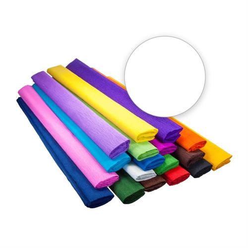 Wiler Carta Crespa, 50x250 cm, 60 gr/m2, Bianco