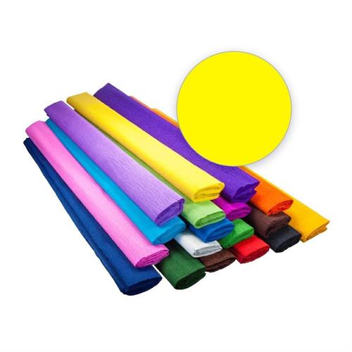 Wiler Carta Crespa, 50x250 cm, 60 gr/m2, Giallo