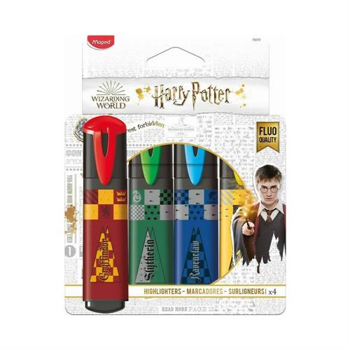 Maped Harry Potter Evidenziatori, confezione 4 pezzi