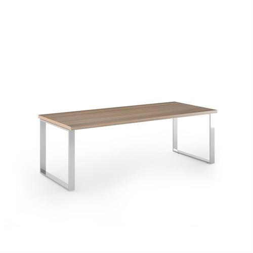 Scrivania direzionale 180x90x74h cm ad anello, Ciliegio