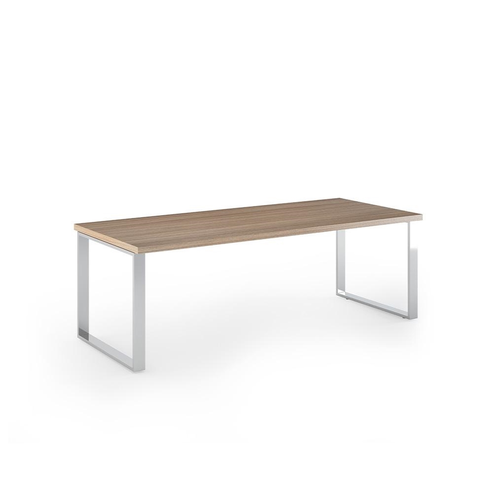 Scrivania direzionale 180x90x74h cm ad anello, Ciliegio