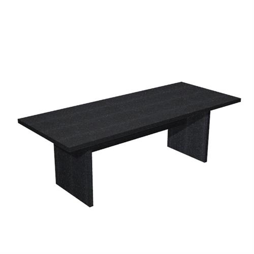 Tavolo Riunioni 220x100x74h cm, 8 posti, Nero venato