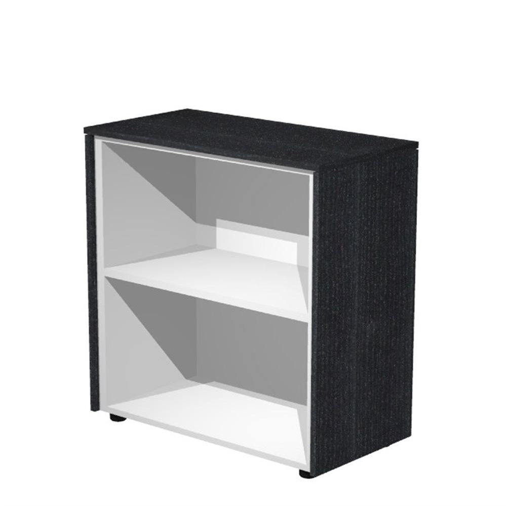 Libreria Mobile basso a giorno 82,8x43x81,4h cm, Nero