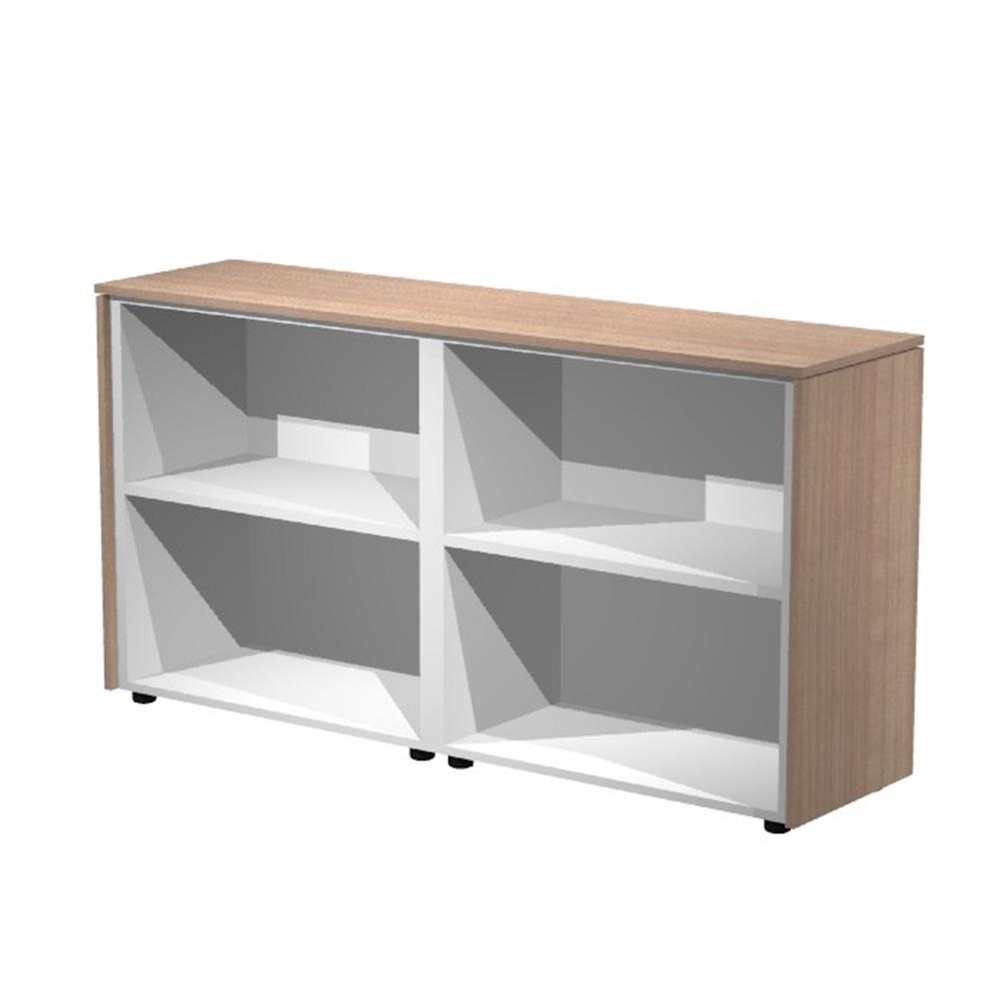 Libreria Mobile basso a giorno 162,8x43x81,4h cm Ciliegio