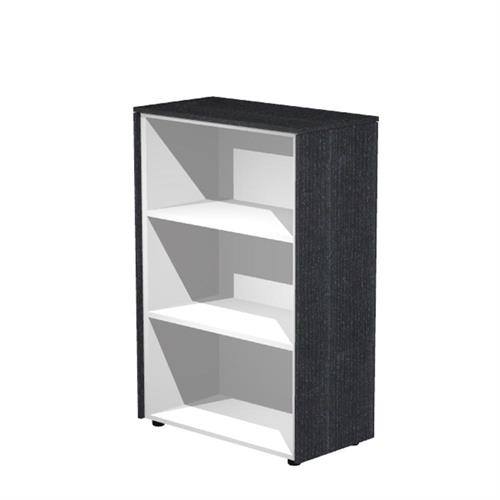 Libreria Mobile a giorno 82,8x43x119,8h cm, Nero